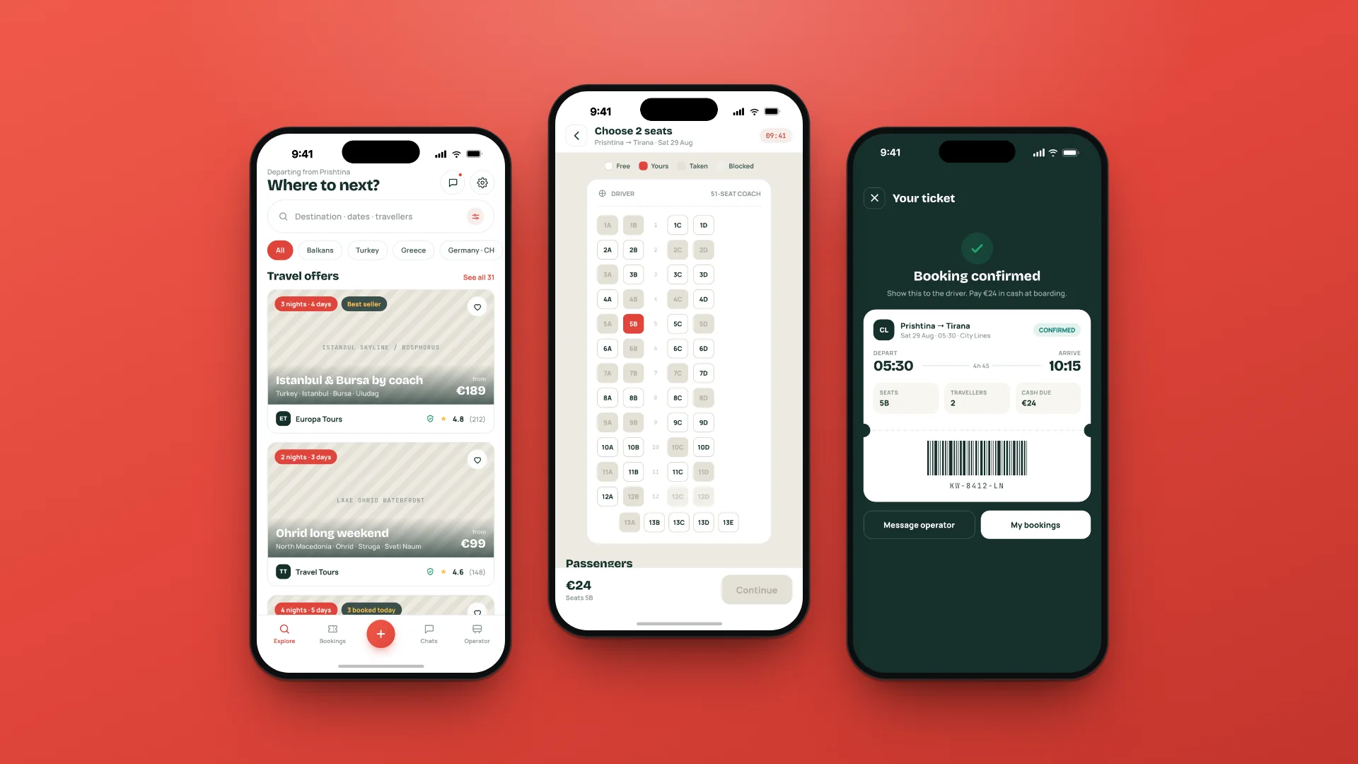 Kwiker Booking screenshot