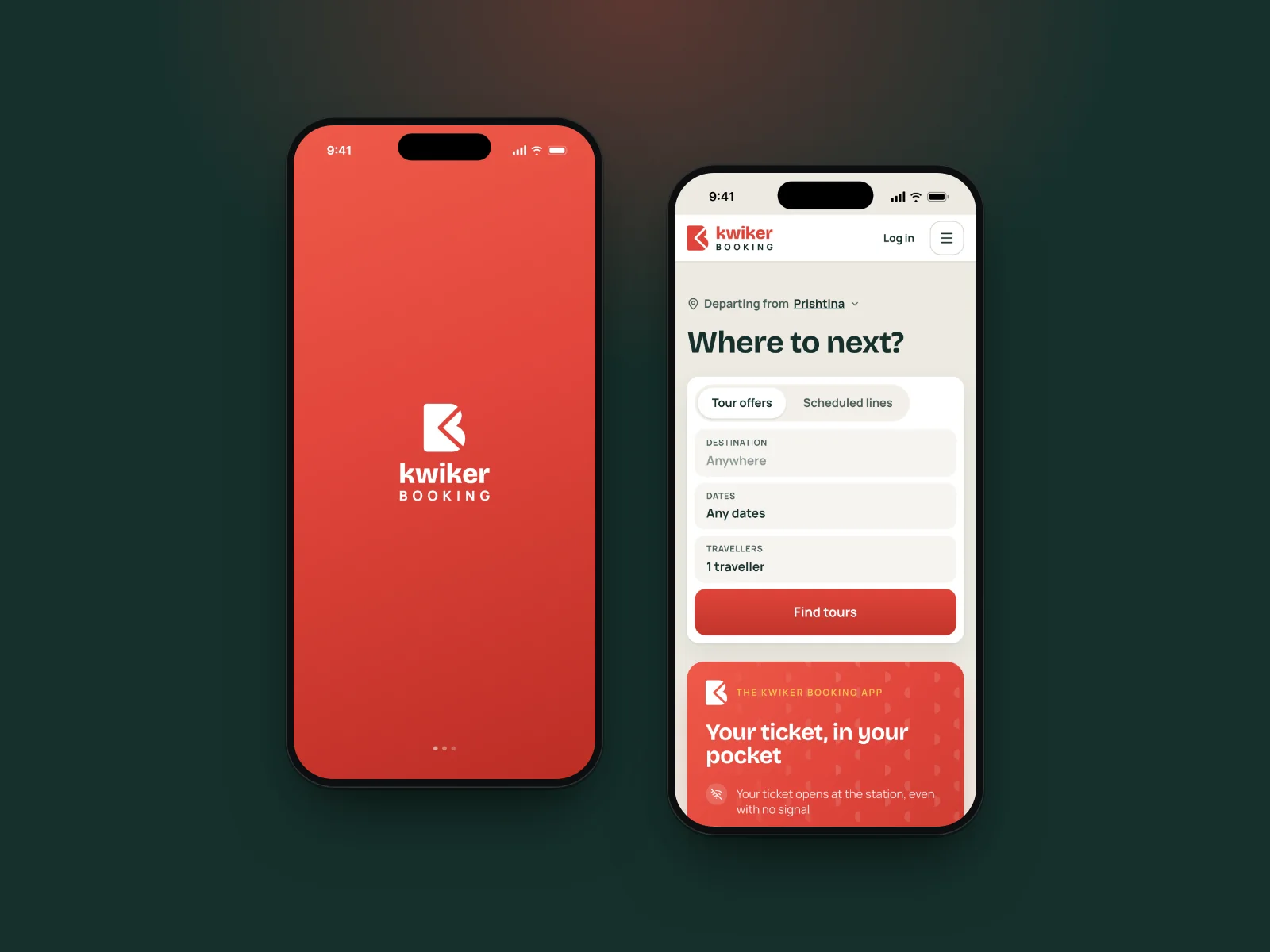 Kwiker Booking screenshot 1