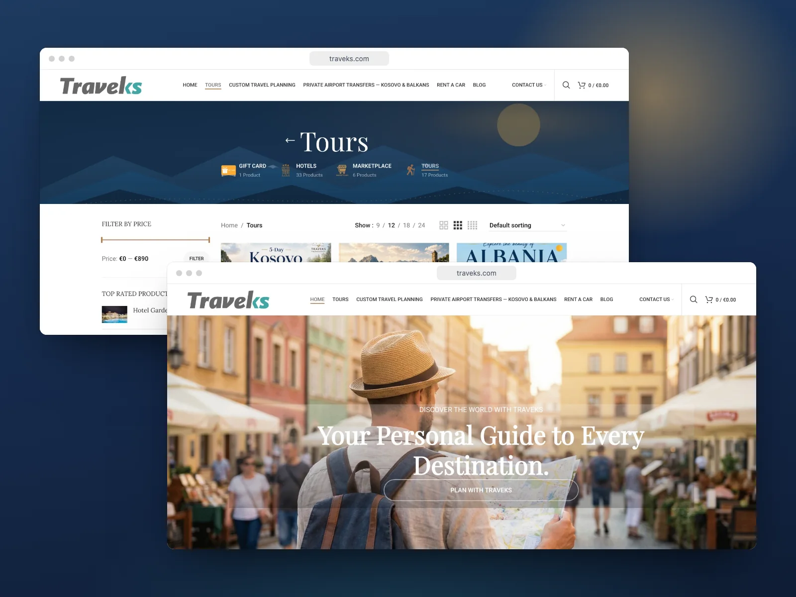 Traveks screenshot